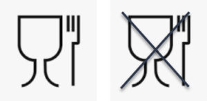 Marquage indélébile obligatoire si l'objet peut être confondu avec de la vaisselle (exemple : vase soliflore)